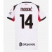 AC Milan Luka Modric #14 Borte Drakt Dame 2025-26 Kortermet